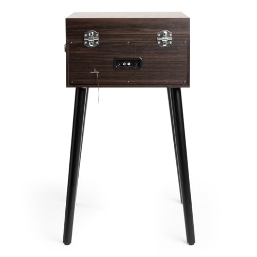 Victrola VTA-75-ESP Liberty 5-in-1 Turntable Music EntertainmentCenter with Bluetooth Wireless FM Radio USB Recorder Wood (Espresso)