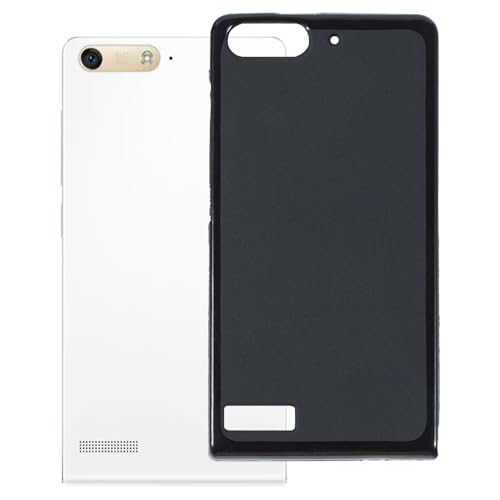 OAGELIM Hülle kompatibel mit Huawei Ascend G6 4G Hülle Stoßfeste TPU Weiche Flexible Schützende Handyhülle mit Kratzfestigkeit & Militärischer Fallschutz (Schwarz)
