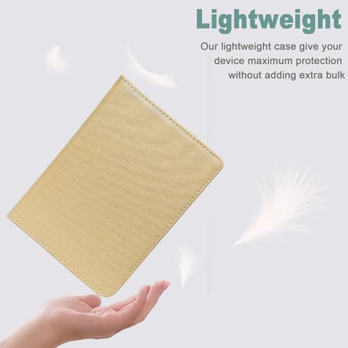 JKhandy Stand Case for Kobo Clara BW/Colour 6 Inch 2024 Release, Premium PU Leather Sleeve Cover with Card Slot, Hand Strap and Atuo Sleep/Wake, Khaki by JKhandy - Image 6