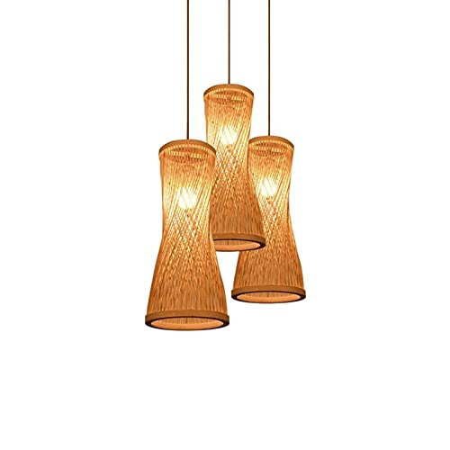 Lustre d'art en bambou naturel pour une ambiance de sérénité japonaise