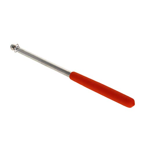 Image of Othmro 1Pcs Hollow Telescopic Teachers Pointer, Teaching Pointer Stick for Classroom, Metal Hand Retractable Pointer Extended Length 39.4 inch, Handheld Presenter Whiteboard Pointer (Orange)