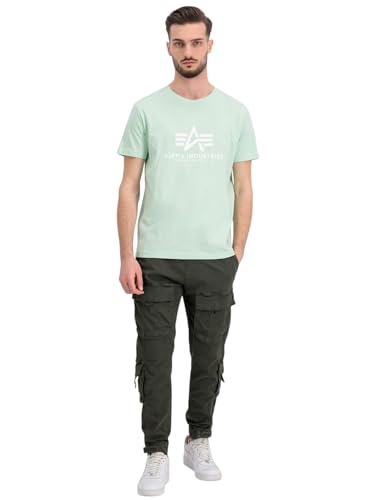 Alpha Industries Basic T-Shirt T-Shirt für Herren Mint – Ansicht 2