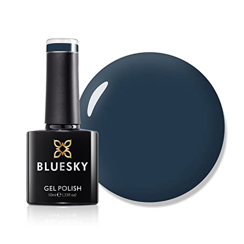 BLUESKY Gel Polish, AW22, Balanced Blue - AW2217, Blue, Navy, Cobalt, Long lasting, Chip Resistant, 10 ml (Requires Drying Under UV LED Lamp)