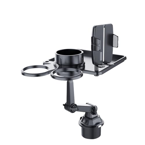 Portavasos para carro con diseño multifuncional giratorio 360° miniatura 1