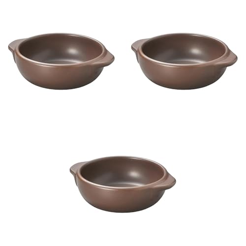 Set of 3, Large Chamaru Au Gratin [7.1 x 5.7 x 2.1 inches (18 x 14.5 x 5.3 cm)] | Setomonohonpo