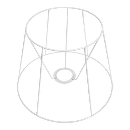 Kichouse Soporte Pantalla LáMpara Diy Para Escritorio Y Araña Marco De Hierro Para DecoracióN FáCil De Personalizar 10.23X10.23X7.48 Pulgadas