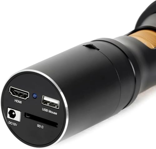 Image of AmScope - 1080p HDMI All-in-One Digital Microscope with Zoom Optics on Table Stand - DM756H2D-TS