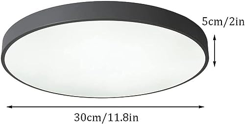 Plafonnier Rond LED Salon et Chambre Luminaire Bleu avec Télécommande - 7