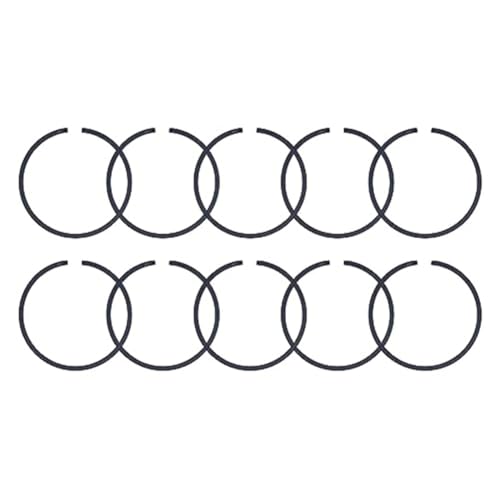Gettimore 10 anillos de pistón de 46 mm para motosierras Stihl 028, 029, 034, MS191, MS290 y BR400