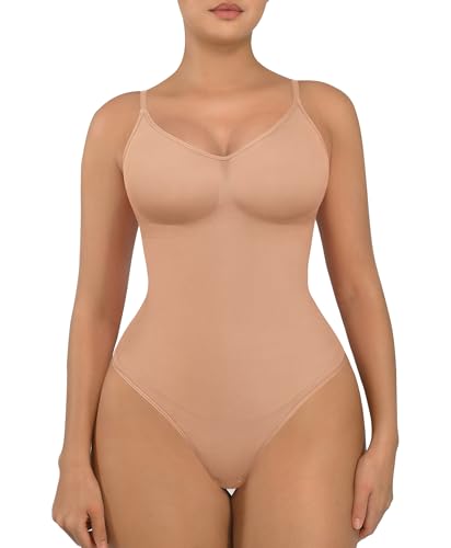 Image of FeelinGirl Shapewear Bodysuit Tummy Control for Women Seamless Body Shaper
