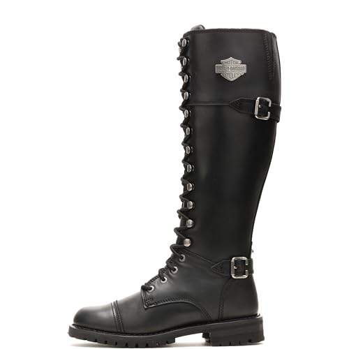 Harley-Davidson Women's Beechwood 15-Inch Motorcycle Boots D83856 (Black, 9.5) - Thumbnail 7