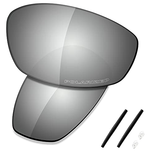 Image of SAUCER Premium Replacement Lenses & Rubber Kits for Oakley Whisker OO4141 | UV400 Protection, Anti-Scratch, Precise Fit