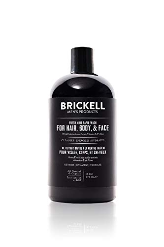 Brickell Men's Rapid Wash - Natürlich und Organisch 3-in-1 Body W...