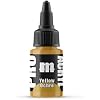 Monument Hobbies PRO Acryl 22ml Acrylic Paint - Non-Toxic Acrylic Paint for Miniatures and Wargames - Compatible with Both Brush and Airbrush Techniques - Yellow Ochre