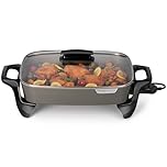 Presto 06856 16-Inch Ceramic Electric Skillet, Grey