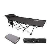 HITORHIKE Iron Frame Folding Camping Cot Sleeping Bed Portable Outdoor Cots