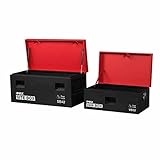 Hilka Tools VB32SB42 Van/Site Combination Box, Red/Black, 32/42-Inch