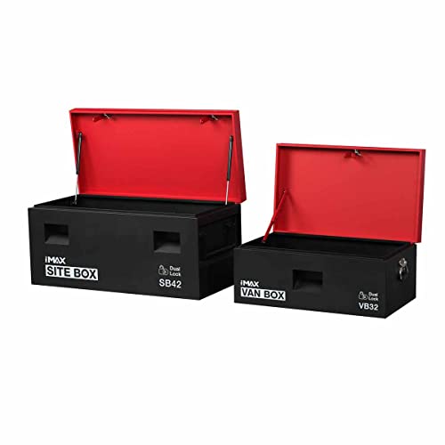 Hilka Tools VB32SB42 Van/Site Combination Box, Red/Black, 32/42-Inch