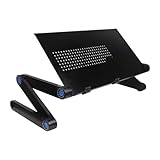 Large gamme d'utilisations : profitez du confort de travailler ou de regarder des séries dramatiques au lit avec ce bureau pour ordinateur portable, doté d'un tapis de souris lisse et vous offre la solution parfaite pour vos besoins informatiques au lit.