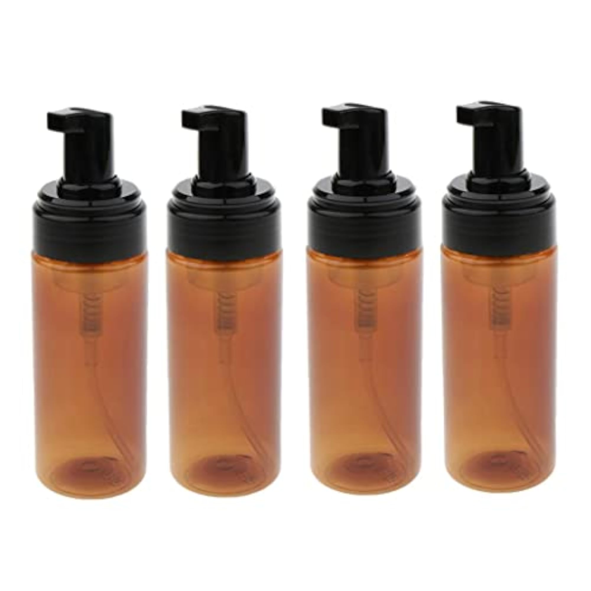 4PCS Refillable Foam Bottle Dispenser Liquid Foaming Pump Soap Bottle 150ml