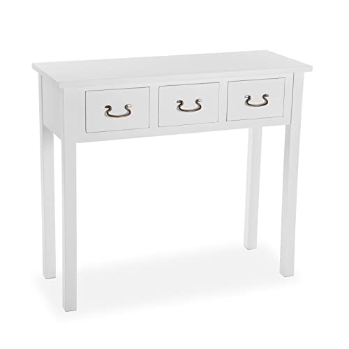 Mesa consola de 35 cm de fondo para ganar espacio en el pasillo 2