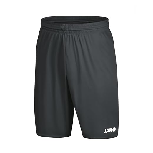 JAKO Herren Manchester 2.0 Sporthose, Anthrazit, L