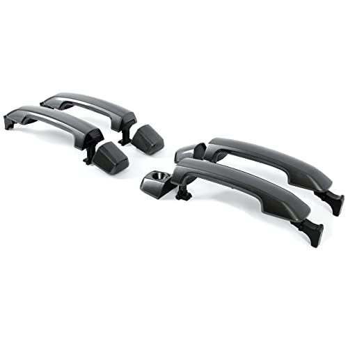 Image of ECOTRIC Door Handles Kit Assembly Compatible with Tundra Crewmax /Sequoia