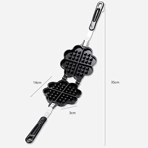 Prettyia Household Kitchen Máquina de waffle para assar e fazer waffle