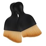 TOGEVAL 2個楽器用洗浄ブラシ ギター バイオリン ピアノ対応 柔らかい毛先の多目的クリーニングツール 耐久性のある繊維素材で長期間使用可能 小型軽量設計で持ち運び便利