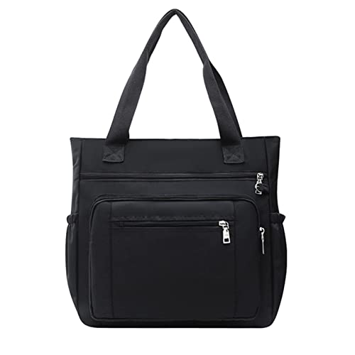 Fashion Women Shoulder Bag Travel Hand Bag Black Nylon Large Capacity Single Shoulder for Travel