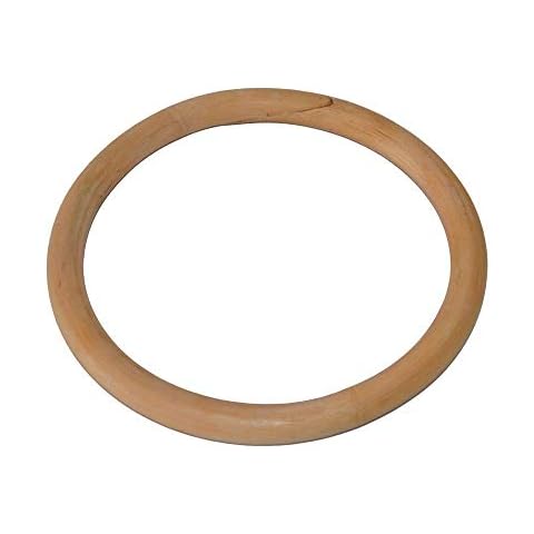 Kayheng Deluxe Wing Chun Training Ring - Bamboo Rattan/Stainless Ring Yongchun Yewen Sau Sticky Hand Leg Strength Training Tsun Siu Lum Kung Fu Rings Taiji Cover