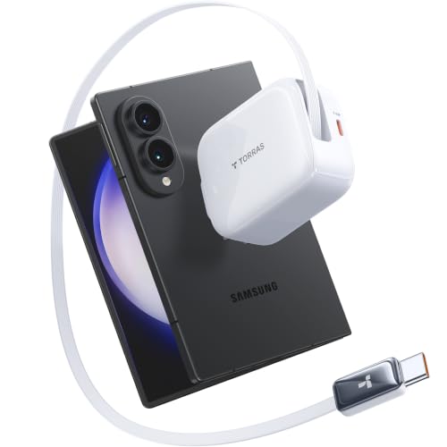 Image of TORRAS FlexLine 67W USB C Charger, Fast Charging GaN Retractable Charger