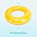 Sloosh 4 Pack Inflatable Pool Floats Fruit Tube Rings, Fruit Swim Tubes, Pool Floaties Toys, Beach Swimming Party Toys for Kids and Adults (Fruit)