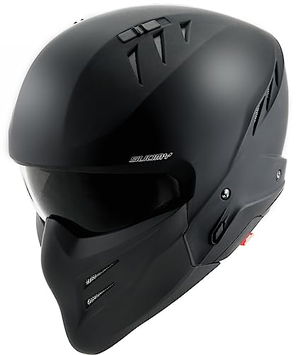 Suomy Armor Plain - Casco jet nero opaco, M (57/58)