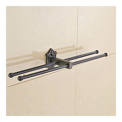 Barre à serviettes 4 rails pour optimiser le rangement des petits bains