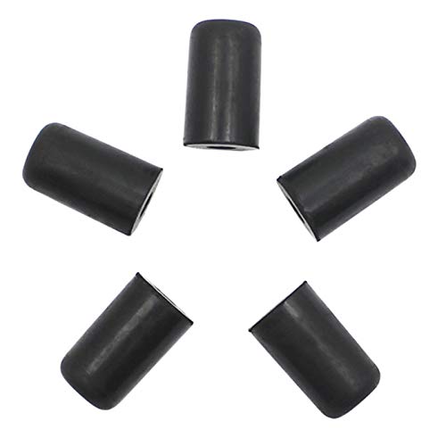 Joyzan Cello Endpin Protector, Double Bass Rubber Tip Stopper Anti Slip End Pin Strap Floor Cover Portable Musical Instruments Violin Accessories Replacement Parts Cellist Practice Performance 5Pcs