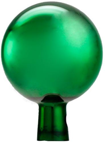Rosenkugel Gartenkugel 15 cm aus Glas, grün, verspiegelt