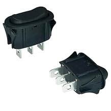 DTAIR SR561117 Range Hood Rocker Switch Replacement for Broan Nutone Range HoodPack of 2