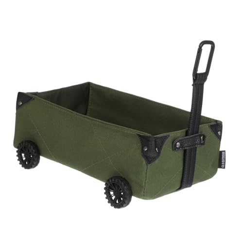 BESTonZON 1pc Box Outdoor Trolley Tissue Box Durable Canvas Folding Tissue Container for Camping Concealed Buckle Design for Convenient Storage for Outdoor Activities and Travel