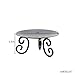 Hosley Set of 2 Pillar or LED Candle Holder 5 inch Diameter Gift for Farmhouse Weddings or can be Used for Aromatherapy and Spa O5