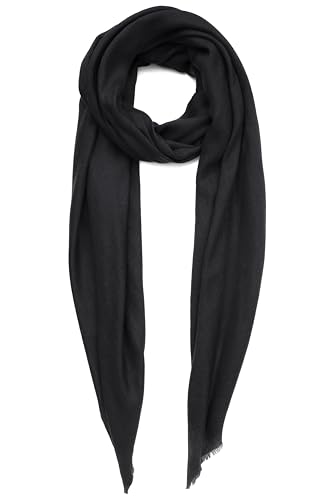 Cashmere Scarf Made in Kashmir (Gift Pack) Merino Wool Silk Cashmere Large Superfine Pashmina Unisex