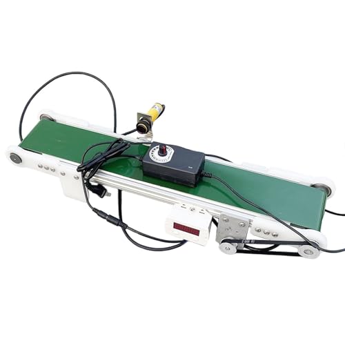Cinta transportadora de escritorio de PVC para bricolaje, herramienta de aprendizaje de fricción para experimentos científicos y equipos de línea de producción pequeña, perfecta para proyectos