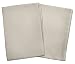 2 Light Gray Toddler Pillowcases - Envelope Style - For Pillows Sized 13x18 and 14x19 - 100% Cotton With Percale Weave - Machine Washable - 2 Pack