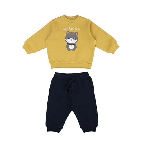 Prénatal, Completo Tuta Neonato Felpata, Pantalone Lungo e Felpa in Morbido Cotone, Abbigliamento Bambino