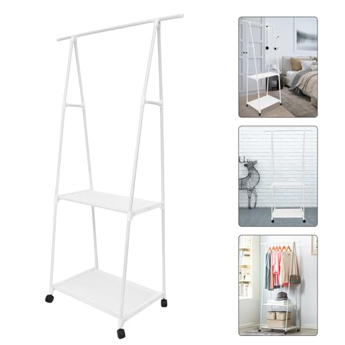 Étagères à vêtements en fer support de rangement robuste Ciieeo - 5