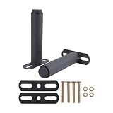 RGOEMHJ 1 set di gambe supporto for telaio del letto in metallo regolabile, pesanti a doghe centrali (7-13,5 pollici) Adatto a divani e poltrone