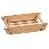 Étagère en bambou – idéale pour ranger votre savon ou votre éponge, elle vous simplifiera la vie. porte-savon naturel