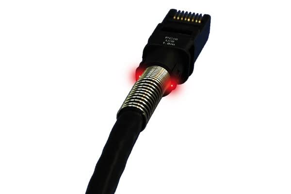 PatchSee – Juego de 5 cuerdas Patchsee Cat 6 A F/UTP negro 1,50 M