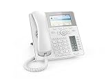 Snom Global Desk Telephone D785 (6 (24) Configurable Self-labeling Multicolor LED Keys, High-resolution Colour Display Telefono, Bianco