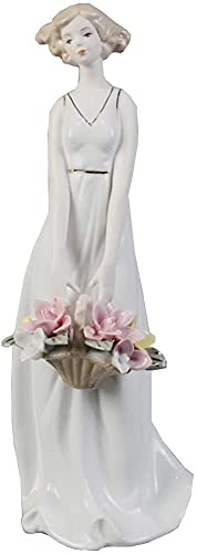 Statue Weibliche Keramik Statue Dekoration Elegante Weibliche Skulptur...